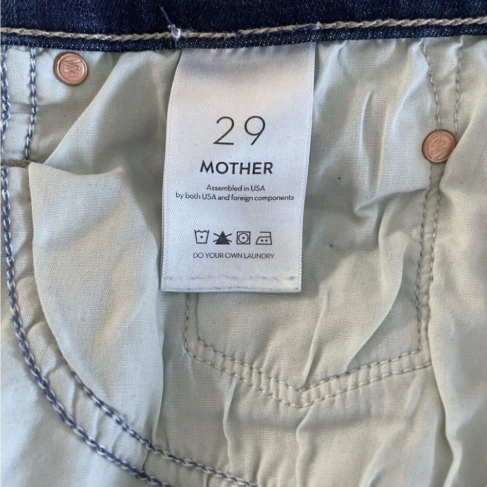 MOTHER The Rambler Ankle Jeans Don't Mind Me Wash - Picture 6 of 8